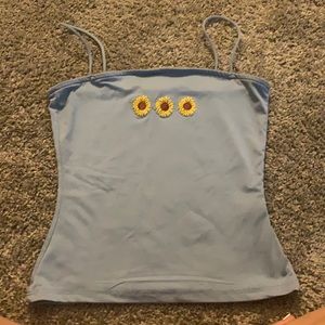 sunflower crop top